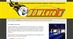 Desktop Screenshot of bowleros.de